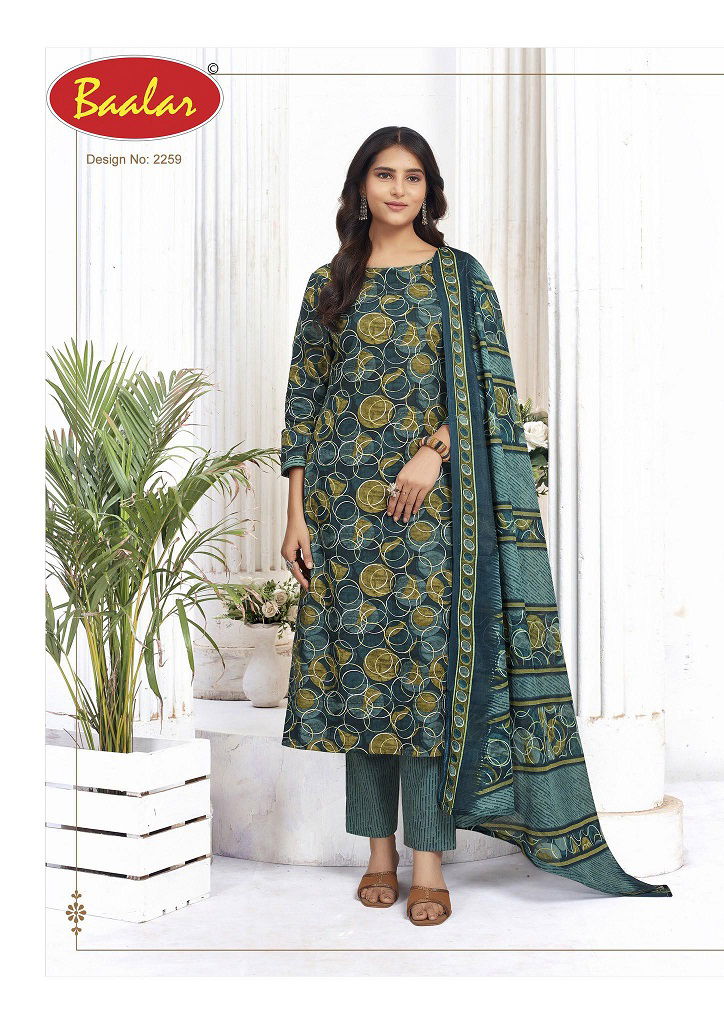 Zubeda Vol 22 By Baalar Printed Cotton Dress Material Wholesale Price In Surat